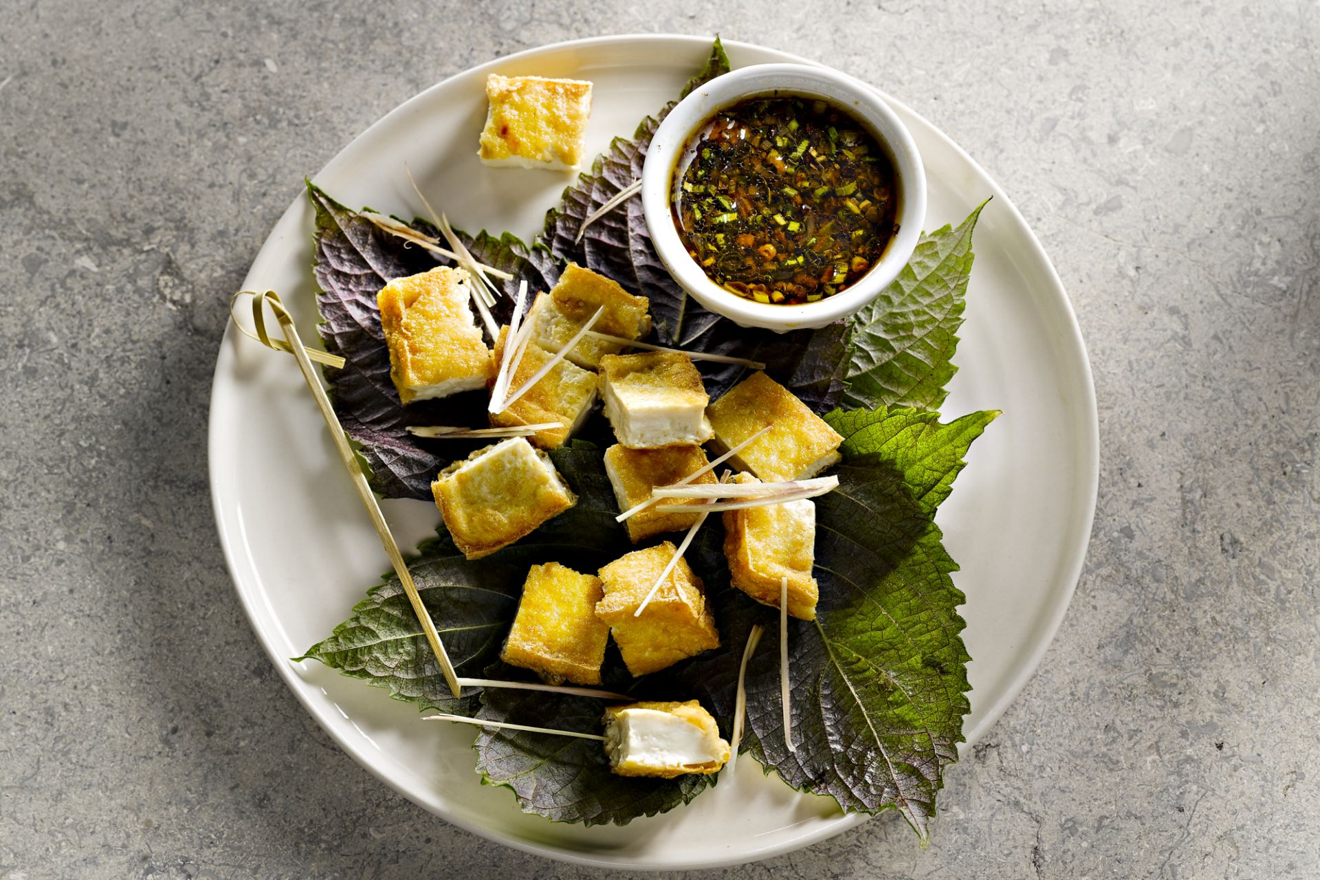 Gefrituurde tofu